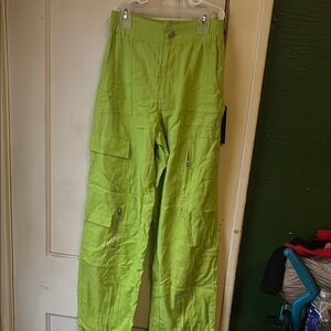 Bright Green Cargo Pants
